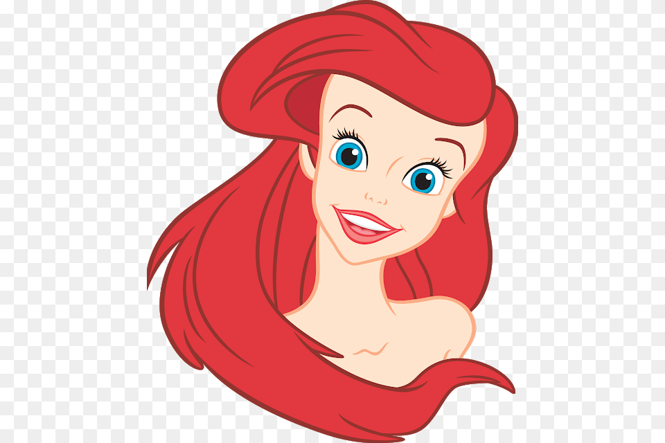 Disney Princess Ariel Face, Adult, Person, Female, Woman Free Png Download