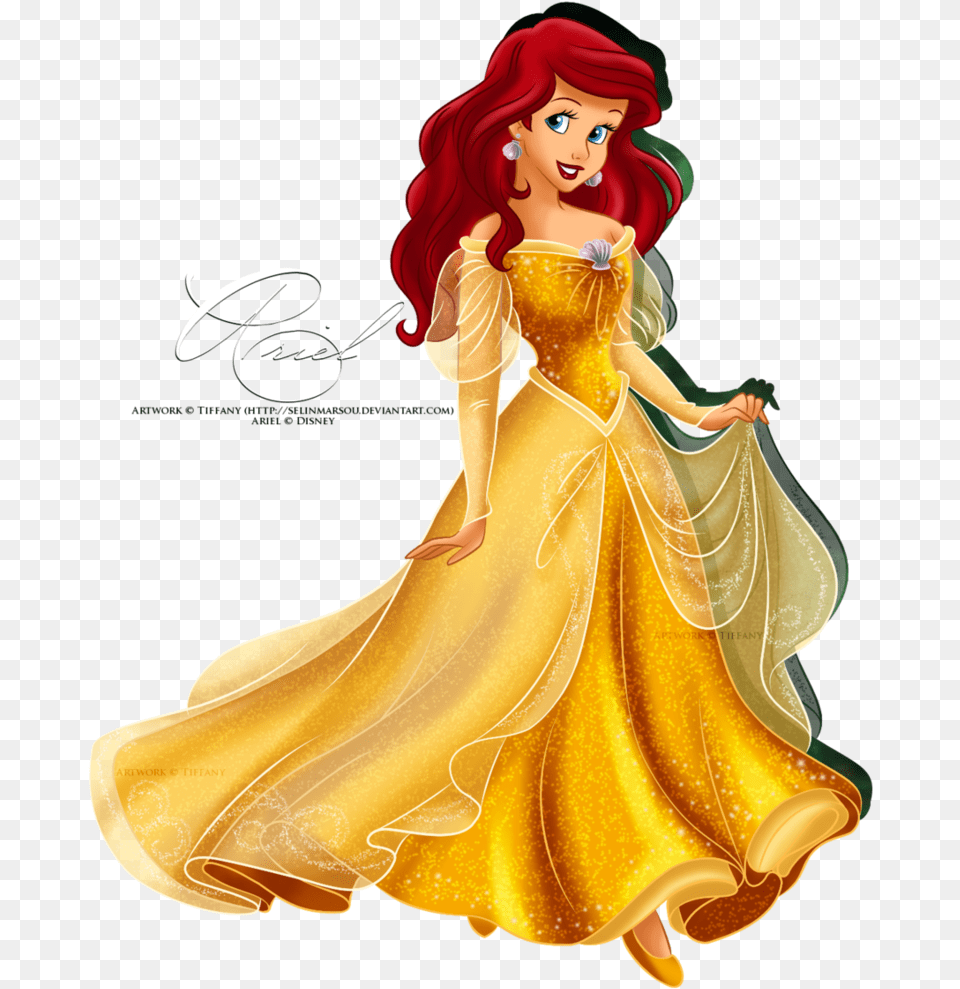 Disney Princess Ariel New Look, Clothing, Dress, Formal Wear, Gown Png Image