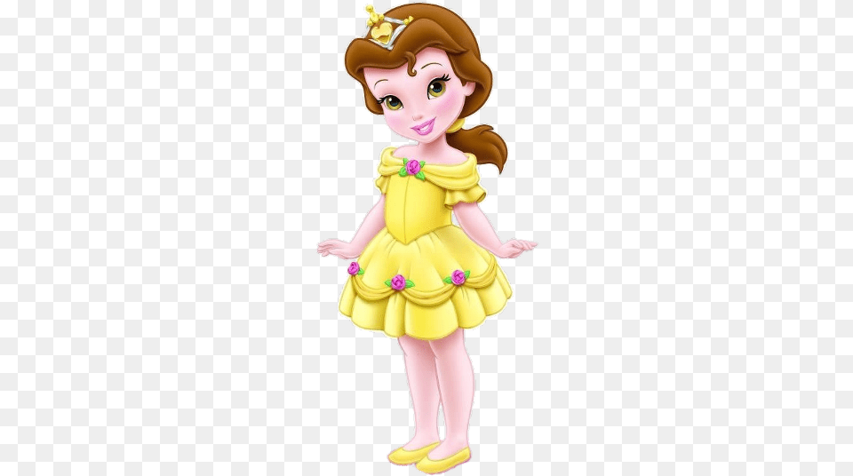 Disney Princess Belle Baby, Person, Doll, Toy, Cartoon Free Transparent Png