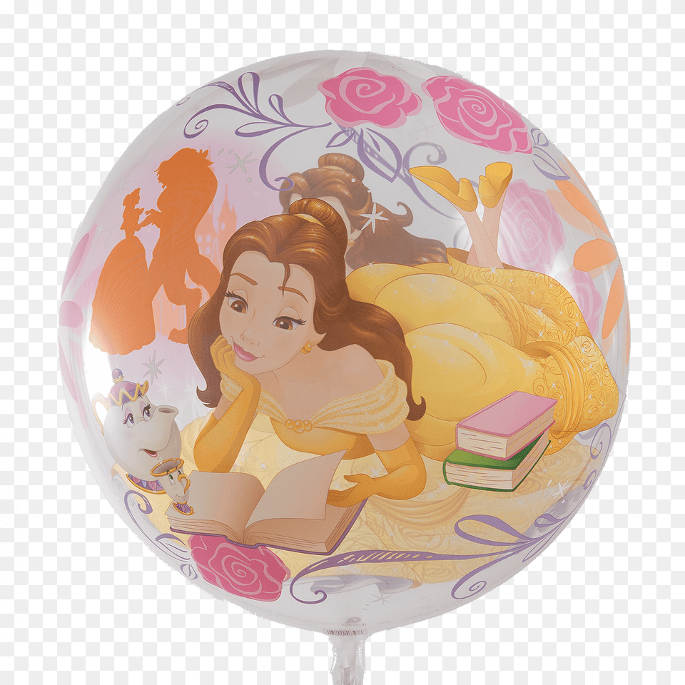 Disney Princess Belle Balloon Belle Et La Bte, Adult, Female, Person, Woman Free Png Download