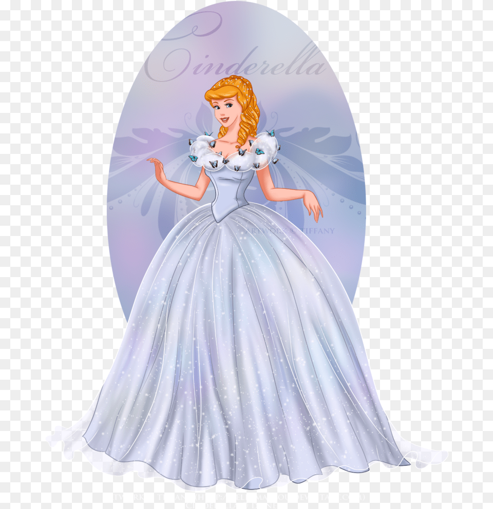 Disney Princess Cinderella Butterfly, Clothing, Dress, Formal Wear, Fashion Png