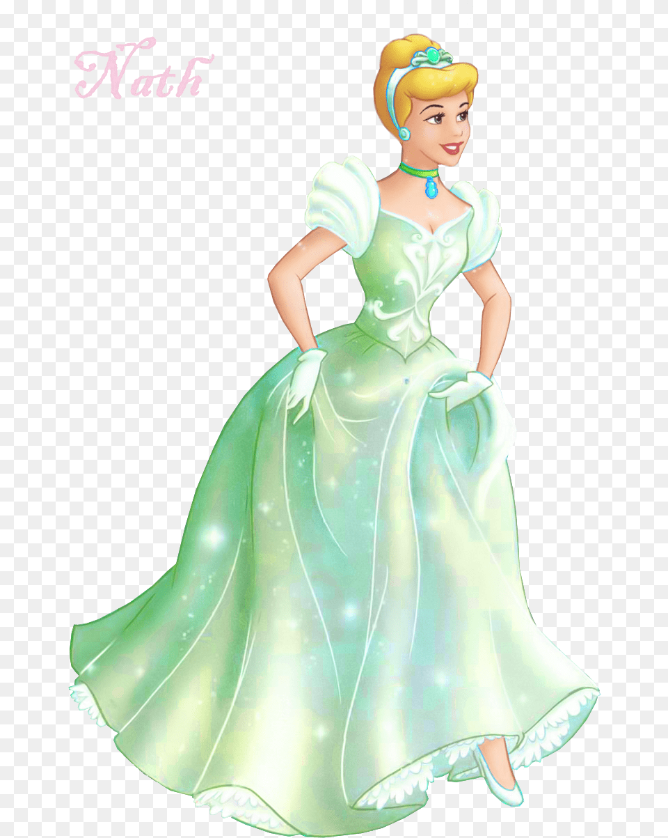 Disney Princess Cinderella Clipart, Clothing, Gown, Formal Wear, Figurine Free Png Download