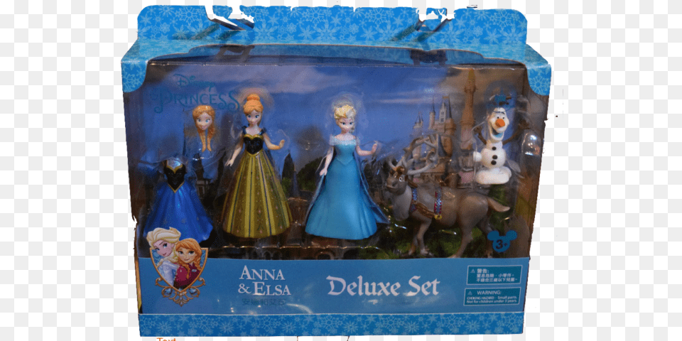 Disney Princess Deluxe Figure Frozen, Figurine, Child, Female, Person Free Png Download