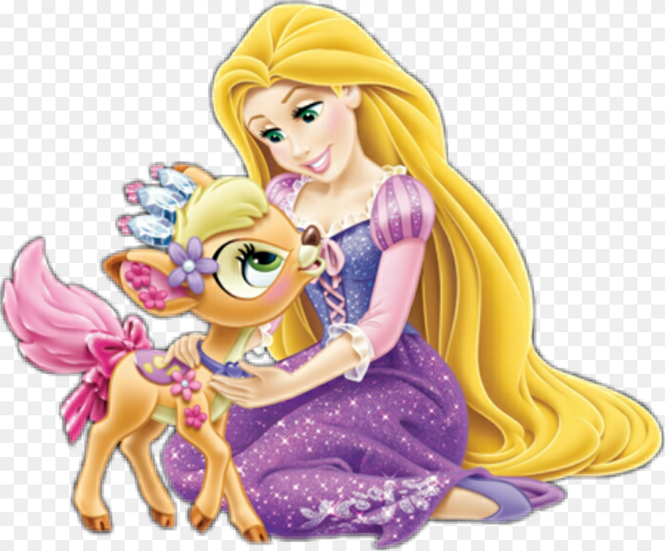 Disney Princess Disney Princesses Rapunzel, Figurine, Doll, Toy, Face Free Png