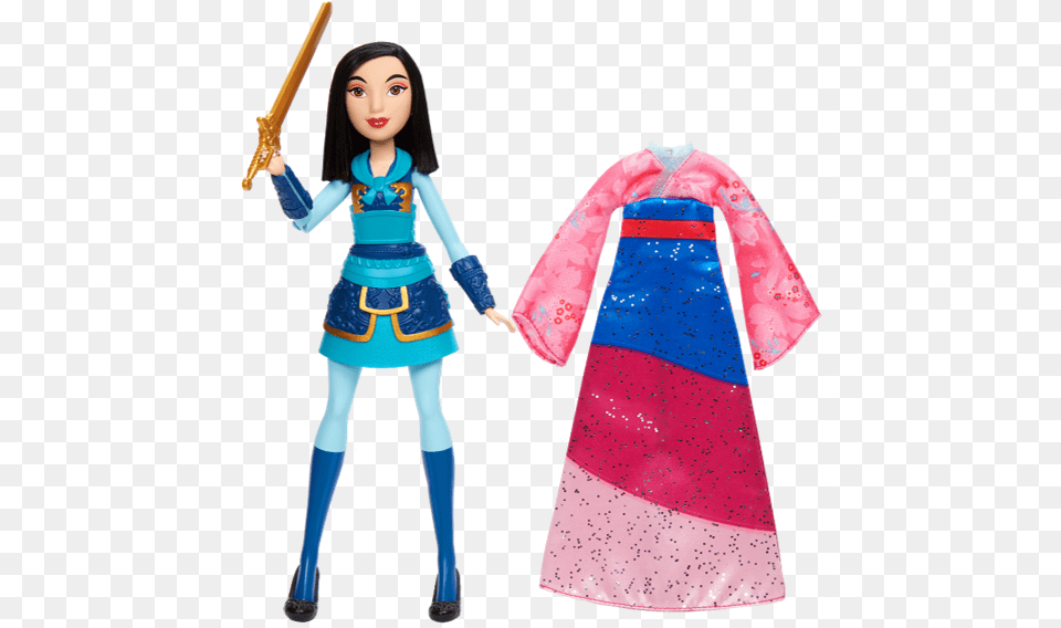 Disney Princess Feature Fashion Doll Assortment Barbie, Clothing, Dress, Formal Wear, Figurine Free Transparent Png