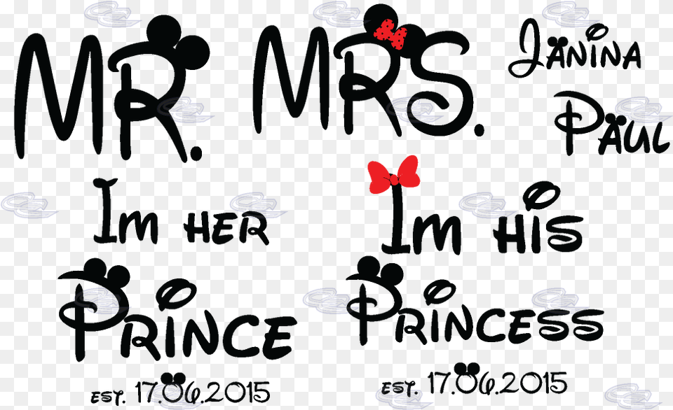 Disney Princess Font Disney, Blackboard, Pattern Free Png Download