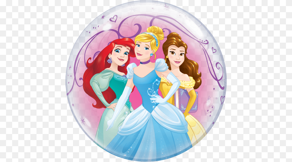 Disney Princess Group 22quot Bubble Balloon Imagenes Las Princesas De Disney, Adult, Person, Female, Woman Free Png