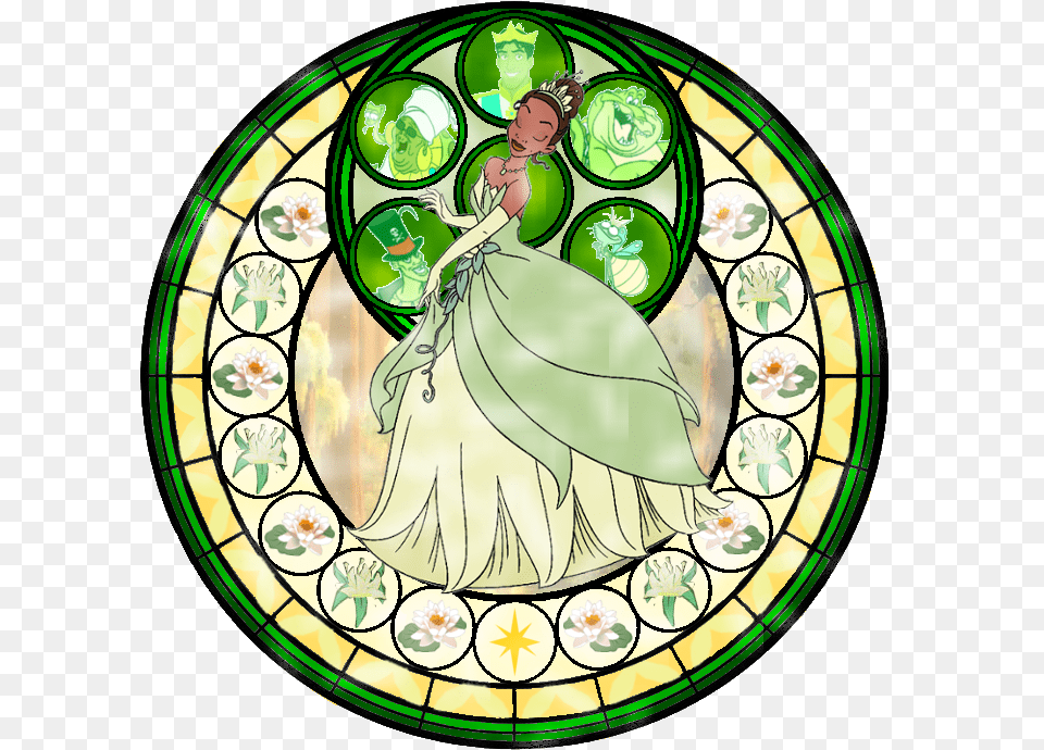 Disney Princess Images Tiana Stained Glass Hd Wallpaper Disney Stained Glass Tiana, Art, Adult, Wedding, Person Free Transparent Png