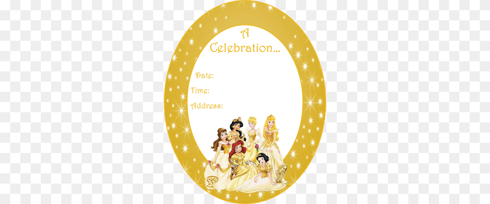 Disney Princess In Gold Toppers Or Printables Cartoon Disney Princesses, Book, Publication, Adult, Wedding Png