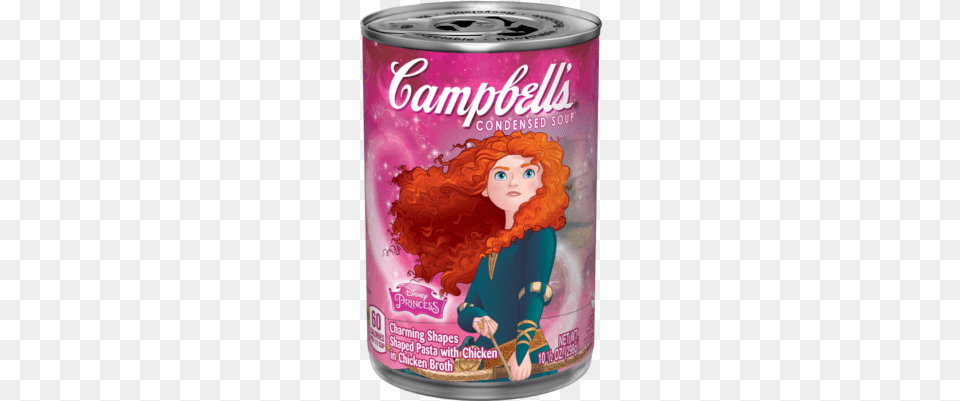 Disney Princess Merida Soup Campbells Cream Of Chicken, Tin, Can, Baby, Person Free Png Download