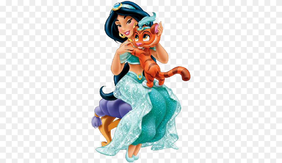 Disney Princess Palace Pets Images Jasmine And Sultan Disney Princess Palace Pets, Figurine, Baby, Person, Book Free Png Download