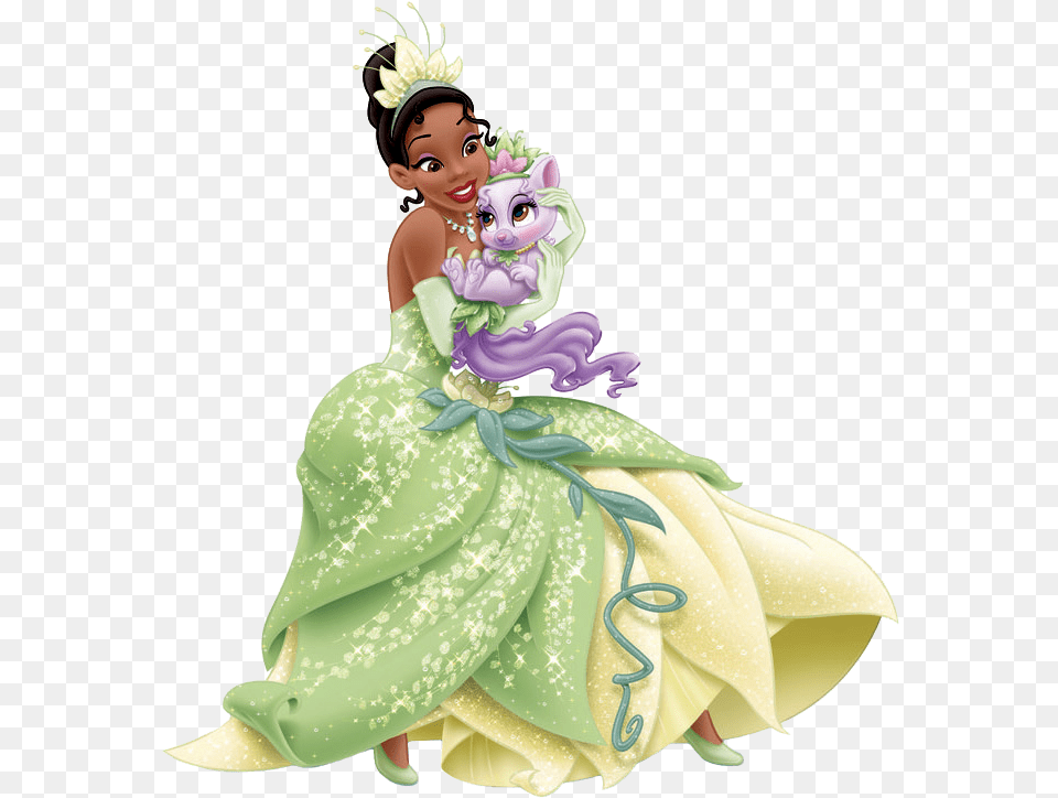 Disney Princess Palace Pets Tiana, Doll, Figurine, Toy, Face Free Png Download