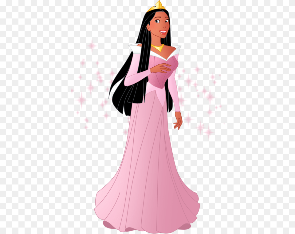 Disney Princess Pocahontas Pocahontas Princesas, Clothing, Gown, Dress, Formal Wear Free Png Download