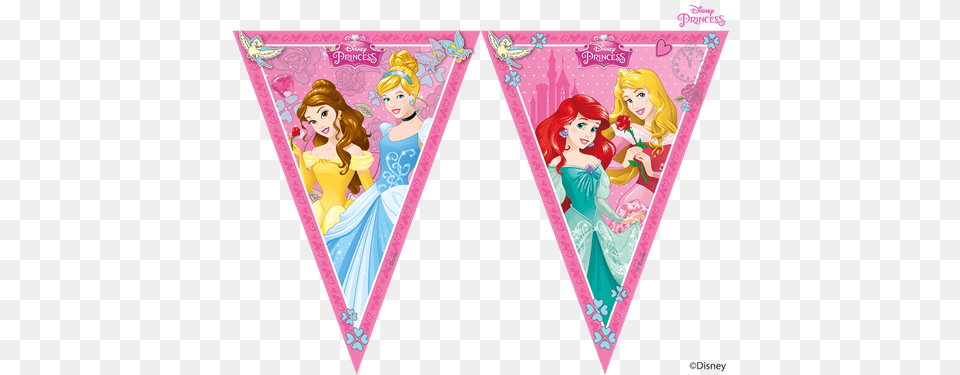 Disney Princess Princess Dreaming Triangle Flag Banner, Adult, Bride, Female, Person Free Transparent Png