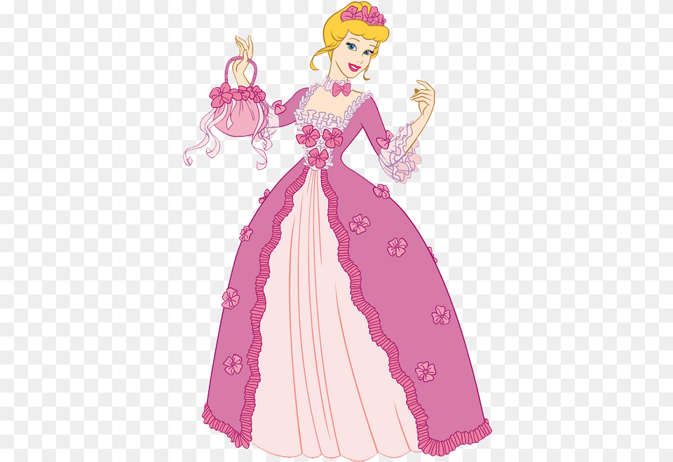 Disney Princess Snow White In Pink Dress, Formal Wear, Clothing, Fashion, Gown Png