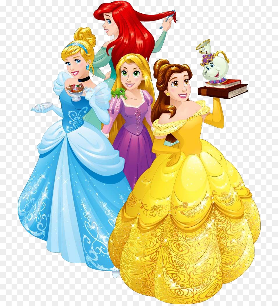 Disney Princess Transparent, Figurine, Toy, Doll, Head Free Png