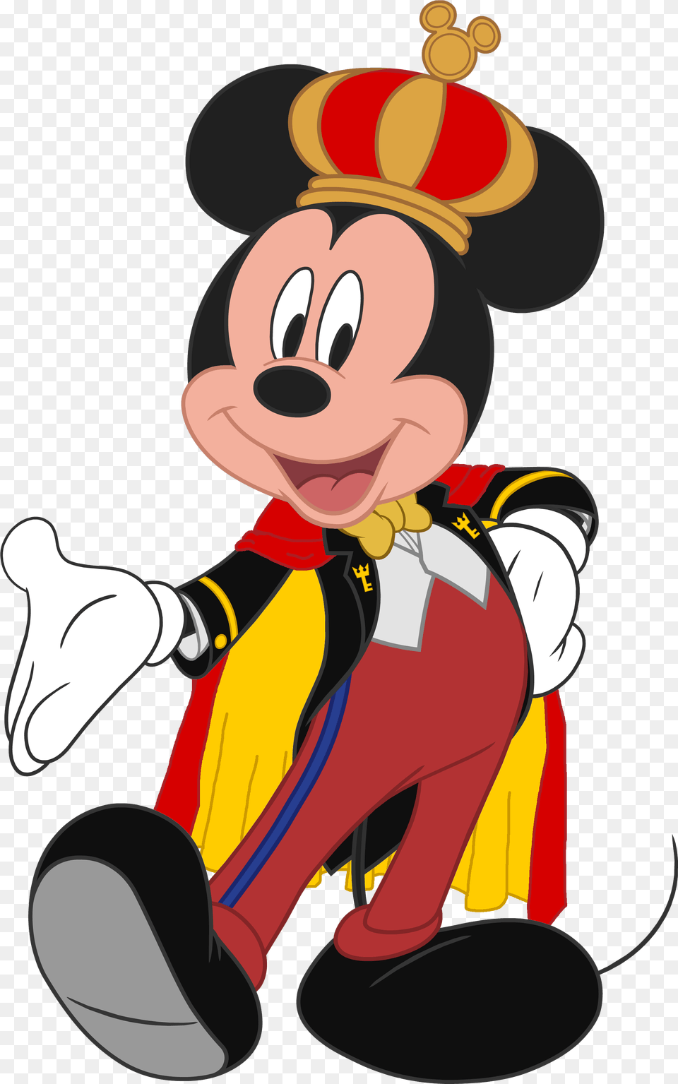 Disney Princess Wiki Mickey Mouse King Hd King Mickey And Queen Minnie Mouse, Cartoon, Baby, Person Png Image