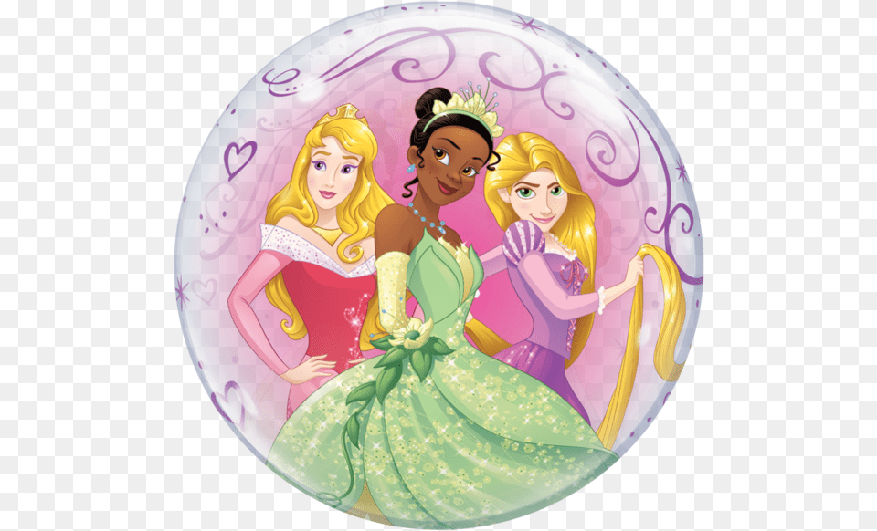 Disney Princesses Bubble Balloon 22quot Cinderella39s Royal Debut Bubble Balloon, Adult, Female, Person, Woman Free Png Download