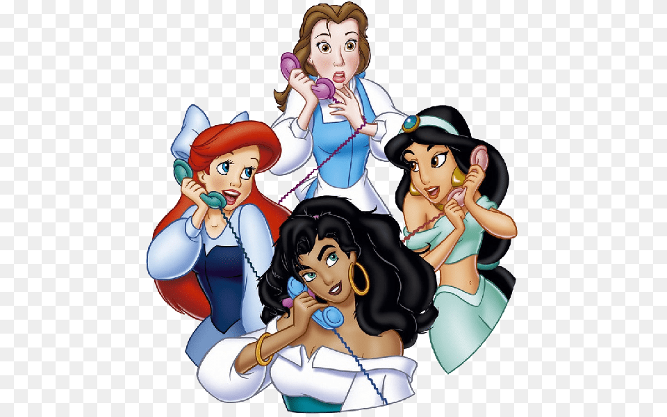 Disney Princesses Clip Art, Publication, Book, Comics, Adult Png