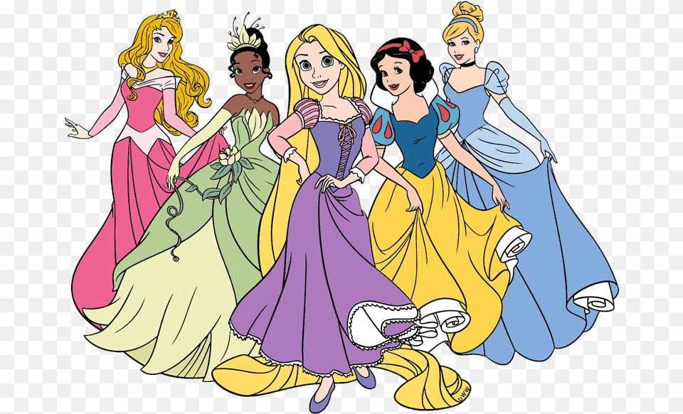 Disney Princesses Clip Art Disney Princesses Clipart, Book, Comics, Publication, Adult Free Png Download