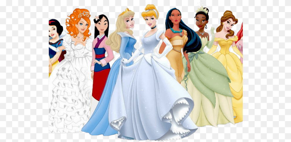 Disney Princesses Clipart Dysney Disney Princess And Characters, Adult, Person, Figurine, Female Free Transparent Png
