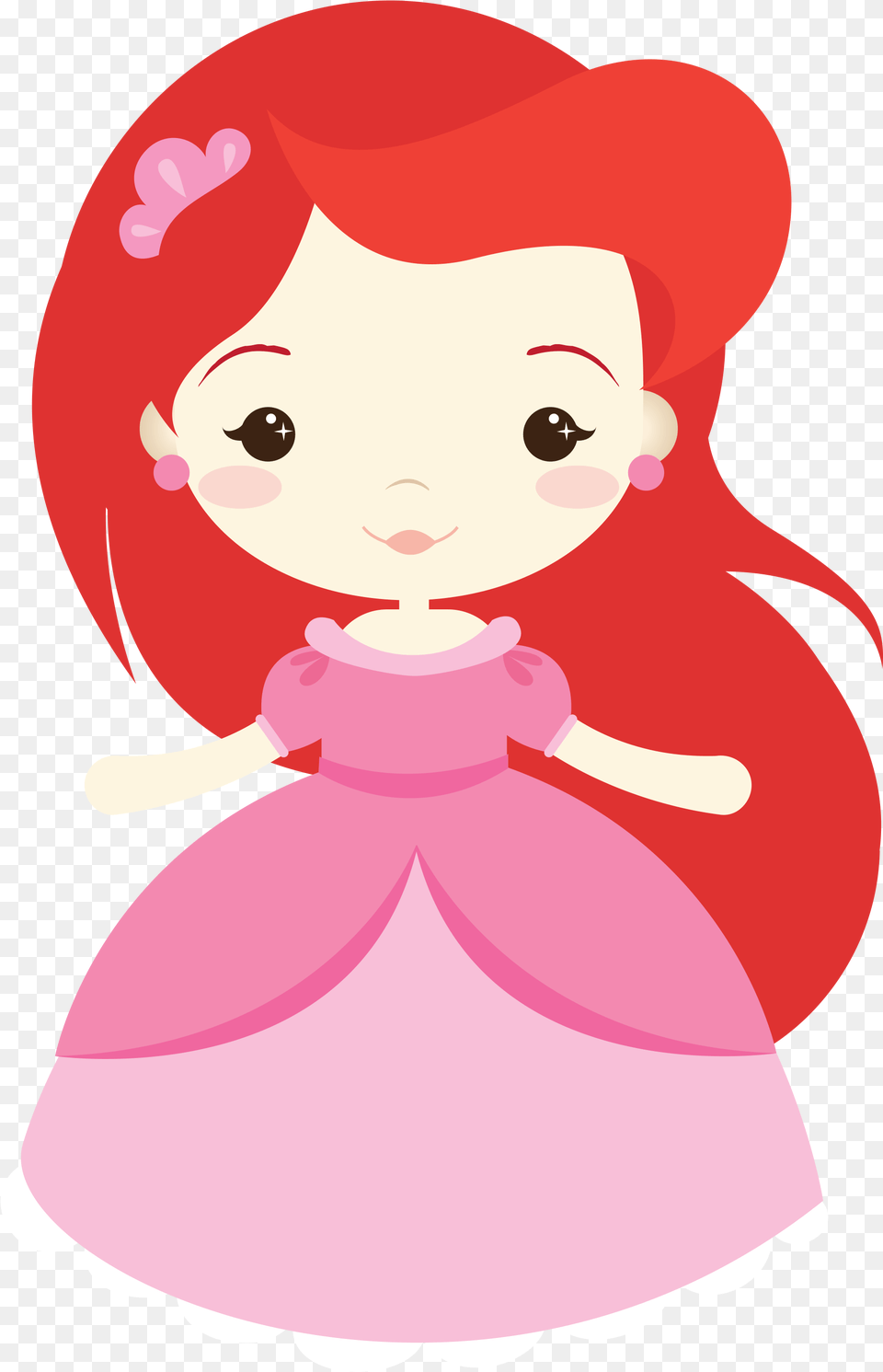 Disney Princesses Clipart Fairy Tale Cute Little Mermaid Clipart, Doll, Toy, Baby, Person Free Png