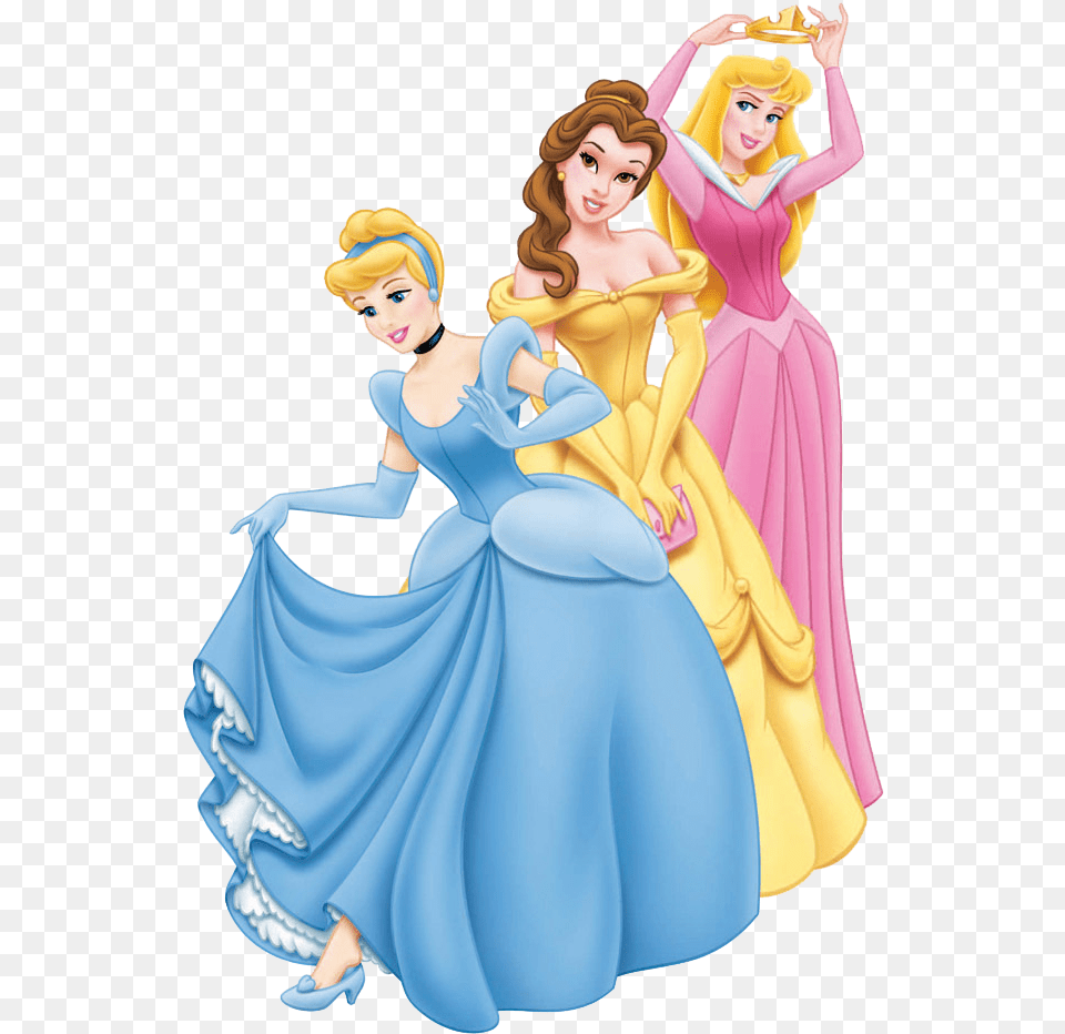 Disney Princesses Clipart Princess Aurora And Cinderella, Adult, Person, Female, Dress Free Png Download