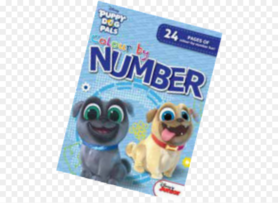 Disney Puppy Dog Pals Colour By Numbers Companion Dog, Animal, Canine, Mammal, Pet Free Png