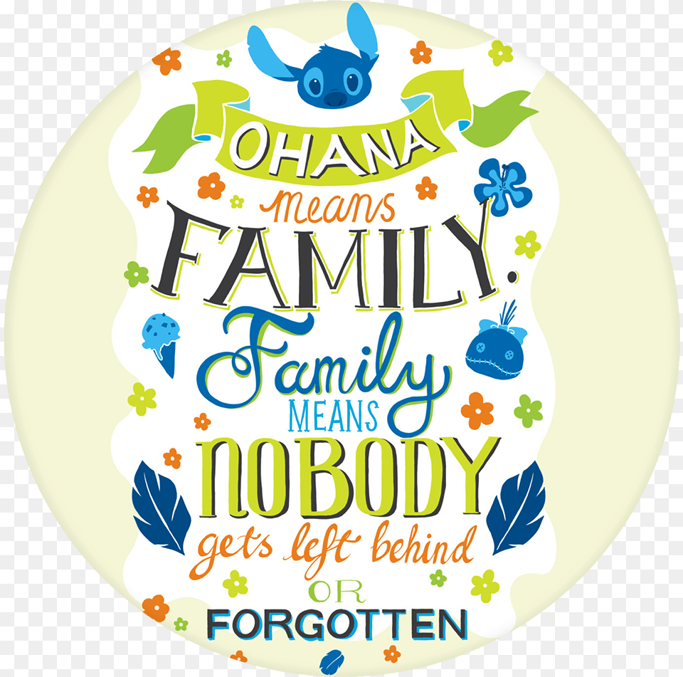 Disney Quote Pop Grip Circle, Advertisement, Poster, People, Person Free Png Download