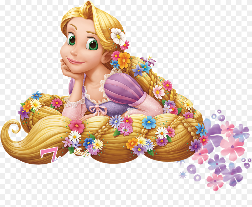 Disney Rapunzel Rapunzel Tangled Disney Princess, Doll, Toy, Face, Head Free Png Download