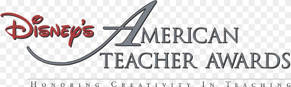 Disney S American Teacher Awards Logo Transparent Disney, Text Free Png Download