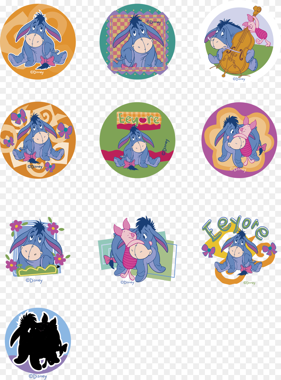 Disney S Eeyore Logo Transparent Disney Vectors Rafiki, Book, Comics, Publication, Baby Free Png