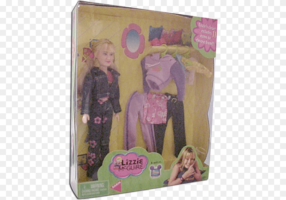 Disney S Lizzie Mcguire Hilary Duff Doll Gift Set Closet Barbie, Child, Female, Girl, Person Png