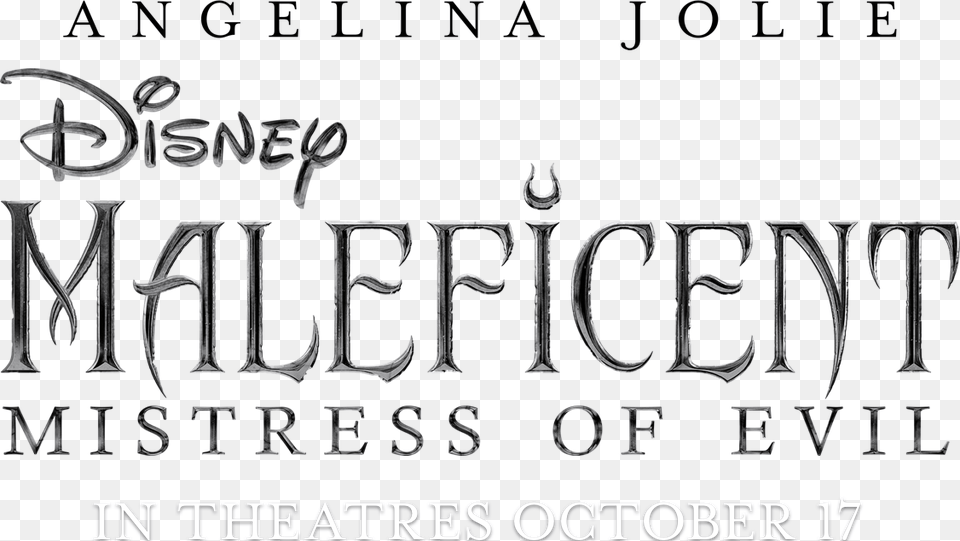 Disney S Maleficent Disney, Text, Alphabet, Ampersand, Symbol Png Image