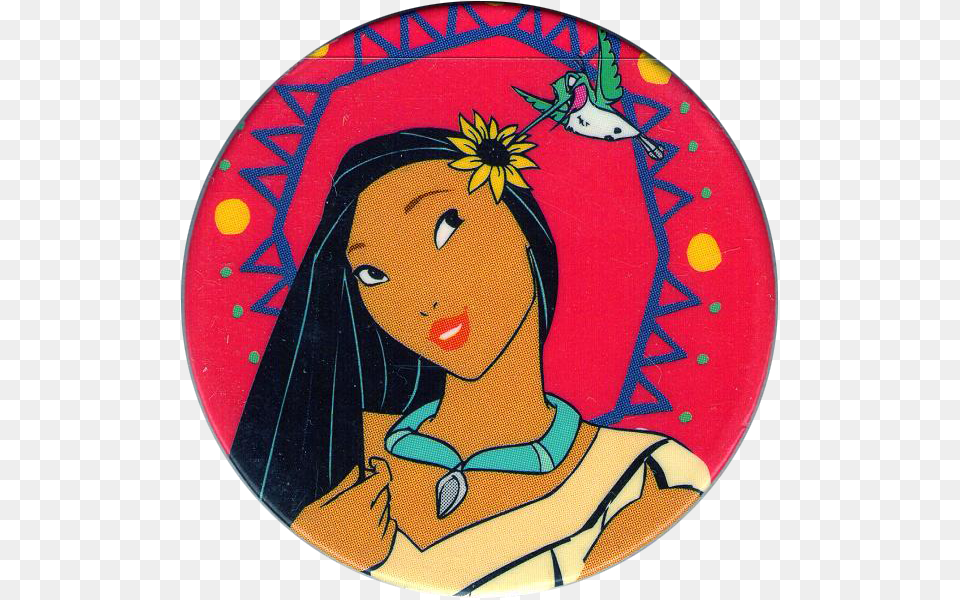 Disney S Pocahontas Milk Caps Flit Pocahontas Circle, Badge, Logo, Symbol, Baby Png