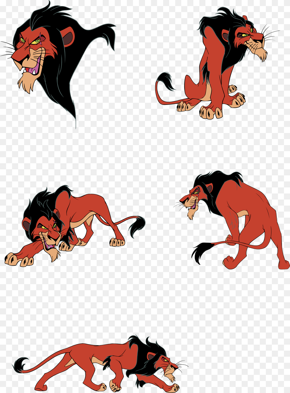 Disney S Scar Logo Transparent Scar Lion King Transparent, Adult, Male, Man, Person Png Image