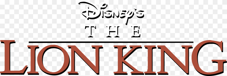 Disney S The Lion King Logo Transparent Calligraphy, Text, Alphabet, Ampersand, Symbol Free Png Download