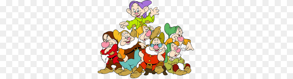 Disney Seven Dwarfs Clip Art Information, Baby, Book, Comics, Person Png Image