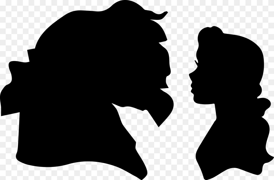 Disney Silhouette Beauty And The Beast, Adult, Female, Person, Woman Free Transparent Png