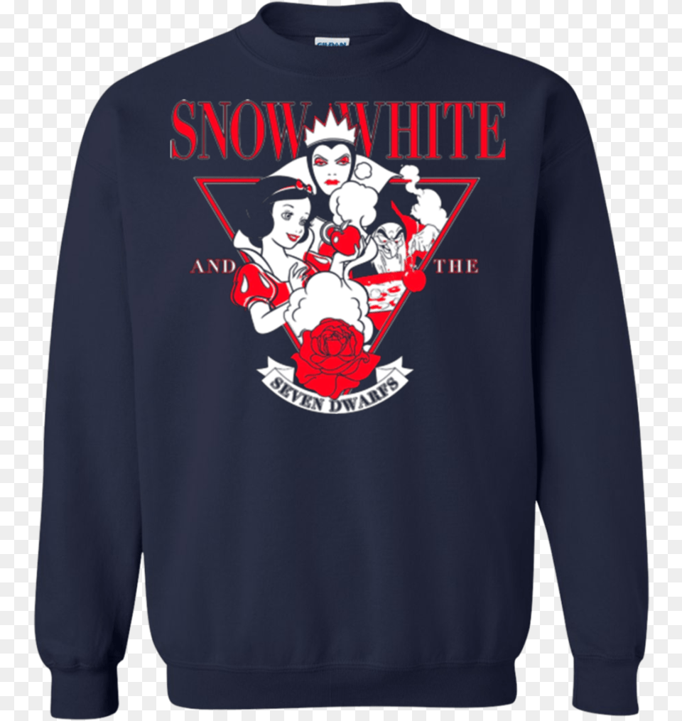Disney Snow White Evil Queen Edgy Rose Graphic Darth Vader Christmas Sweater, Clothing, Sweatshirt, Hoodie, Knitwear Png Image