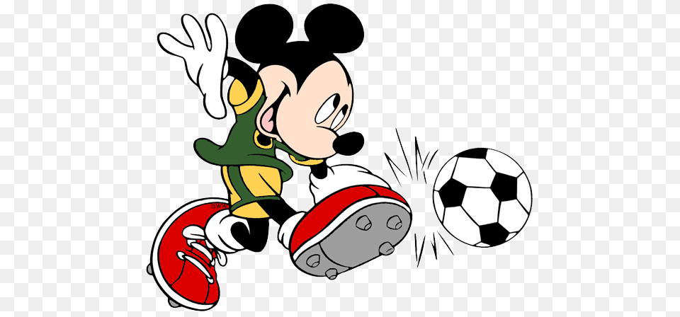 Disney Soccer Clip Art Images Mickey Mouse Soccer, Ball, Football, Soccer Ball, Sport Free Png