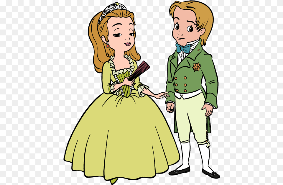Disney Sofia The First Clip Art Image Amber And James From Sofia The First, Adult, Publication, Person, Male Free Png