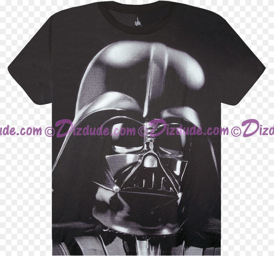 Disney Star Tours Darth Vader Helmet T Shirt Dizdude Mickey Mouse Jedi T Shirts, Clothing, T-shirt, Adult, Male Png