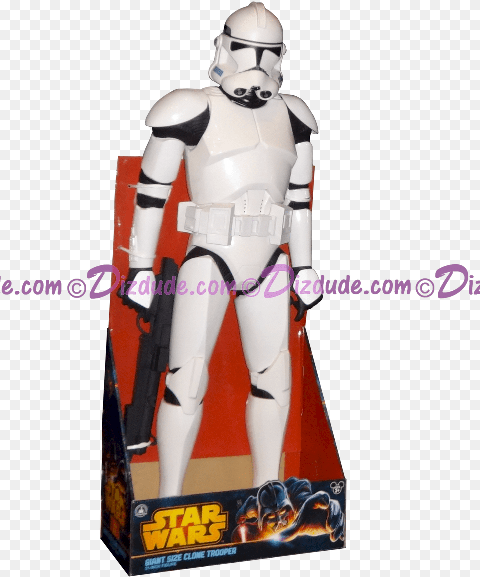 Disney Star Wars Giant 31 Inch Republic Clone Trooper Big Figs Star Wars, Adult, Male, Man, Person Png Image