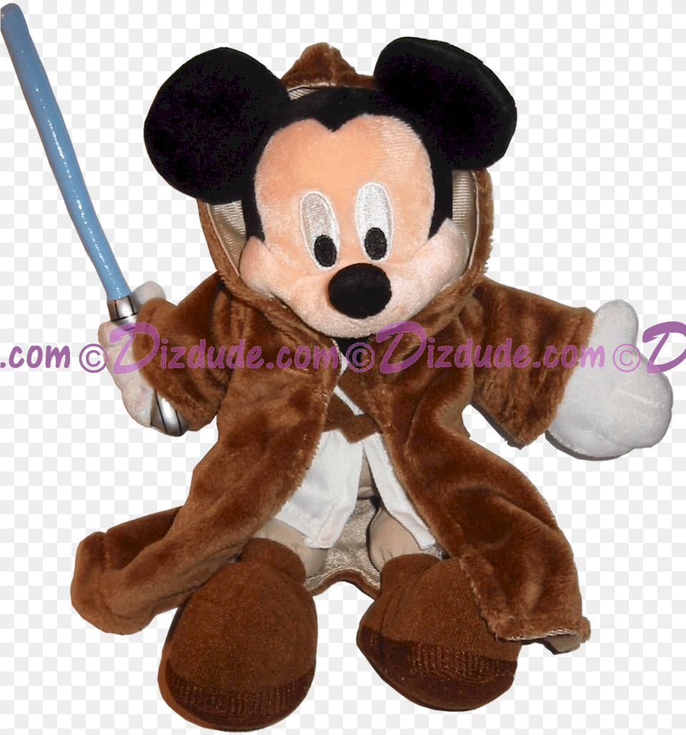 Disney Star Wars Jedi Mickey Mouse Plush Dizdude Teddy Bear, Toy Png