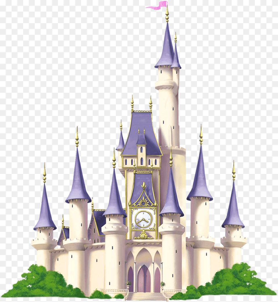 Disney Sticker Castle Clipart Background, Architecture, Building, Clock Tower, Spire Free Png Download