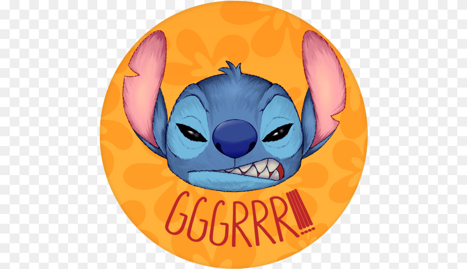 Disney Stitch Disney Pop Grip Popsocket Lilo And Angry Stitch Clipart, Logo Free Png Download