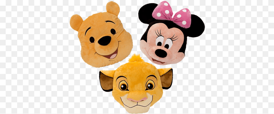 Disney Store Plush Character Head Pillows False Disney Simba Plush Pillow New, Toy, Animal, Bear, Mammal Free Png Download