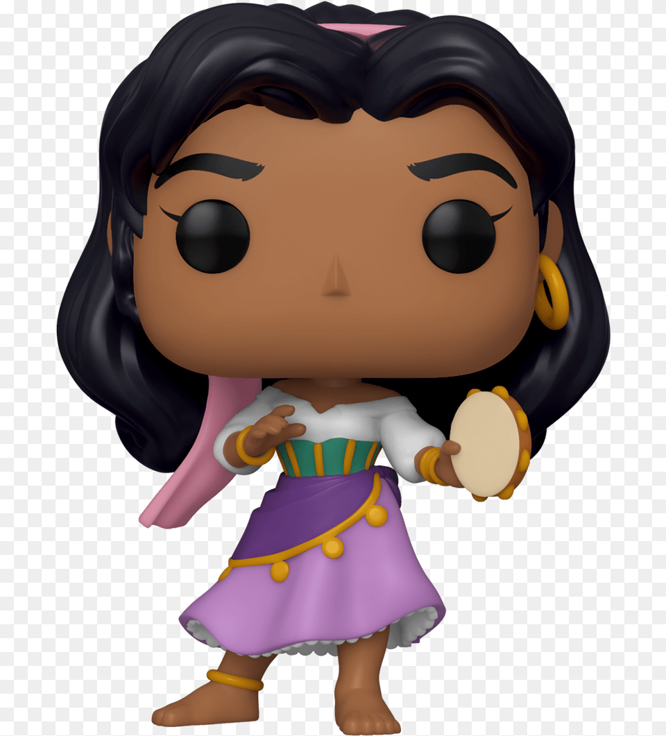 Disney The Hunchback Of Notre Dame Esmeralda Pop Vinyl Funko Pop Hunchback Of Notre Dame, Doll, Toy, Face, Head Png Image