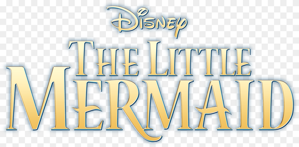 Disney The Little Mermaid Logo, Text Free Png Download